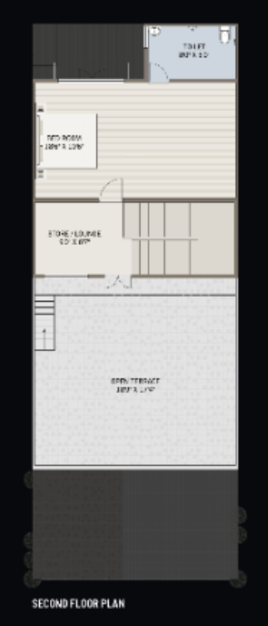 Second Floor Plan gajanan royal bunglows Floor Plan Second Floor Plan