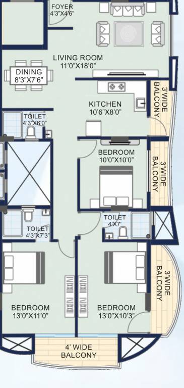  sapphire Floor Plan Floor Plan