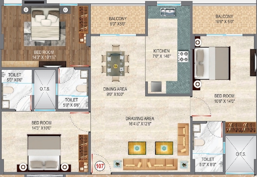  the landmark Floor Plan Floor Plan