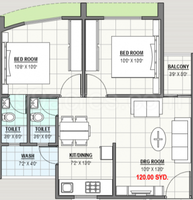  residency Floor Plan Floor Plan