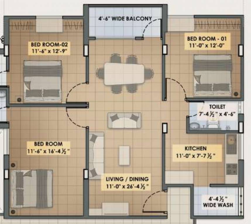  oak park Floor Plan Floor Plan