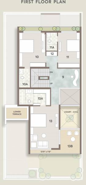  arcus-greens Floor Plan First Floor Plan