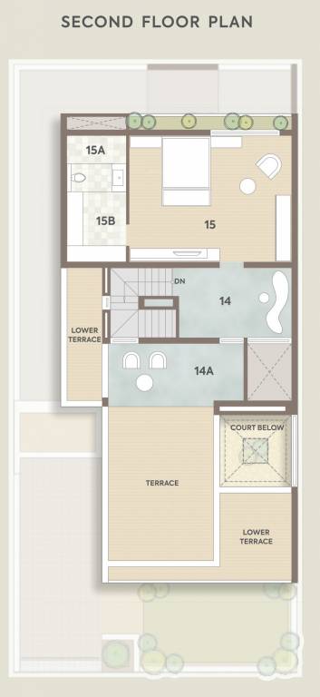 Second Floor Plan  arcus greens Floor Plan Second Floor Plan