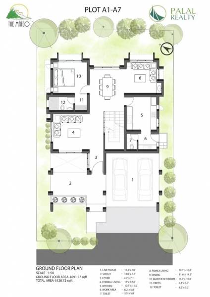  the-mateo Floor Plan Ground Floor Plan