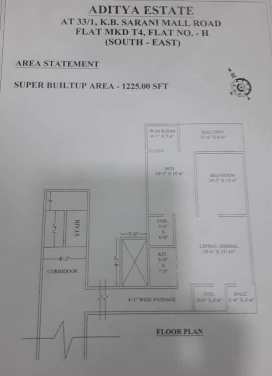  skypark residency Floor Plan Floor Plan