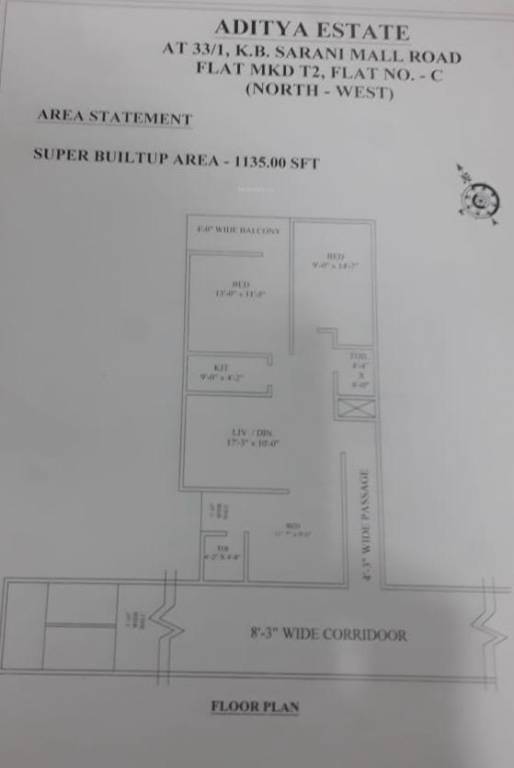  skypark residency Floor Plan Floor Plan