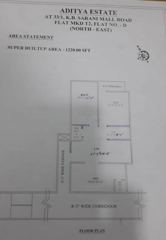  skypark residency Floor Plan Floor Plan