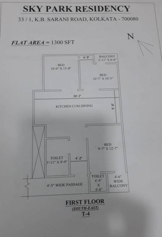  skypark residency Floor Plan Floor Plan