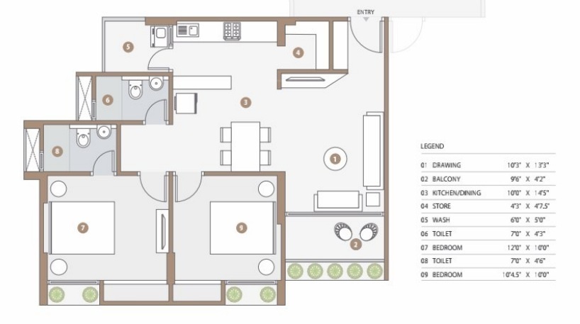 Floor Plan sepal elegant 6 Floor Plan Floor Plan
