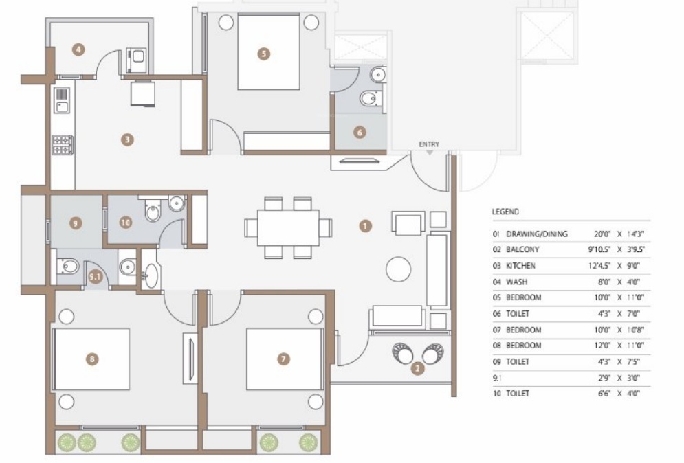 Floor Plan sepal elegant 6 Floor Plan Floor Plan