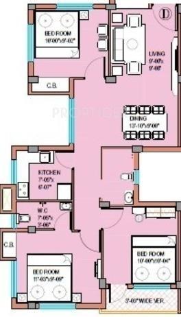 Basundhara Homes (3BHK+3T (1,100 sq ft) 1100 sq ft) Basundhara Homes (3BHK+3T (1,100 sq ft) 1100 sq ft)