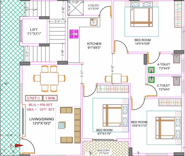  slv-krishi Floor Plan Floor Plan