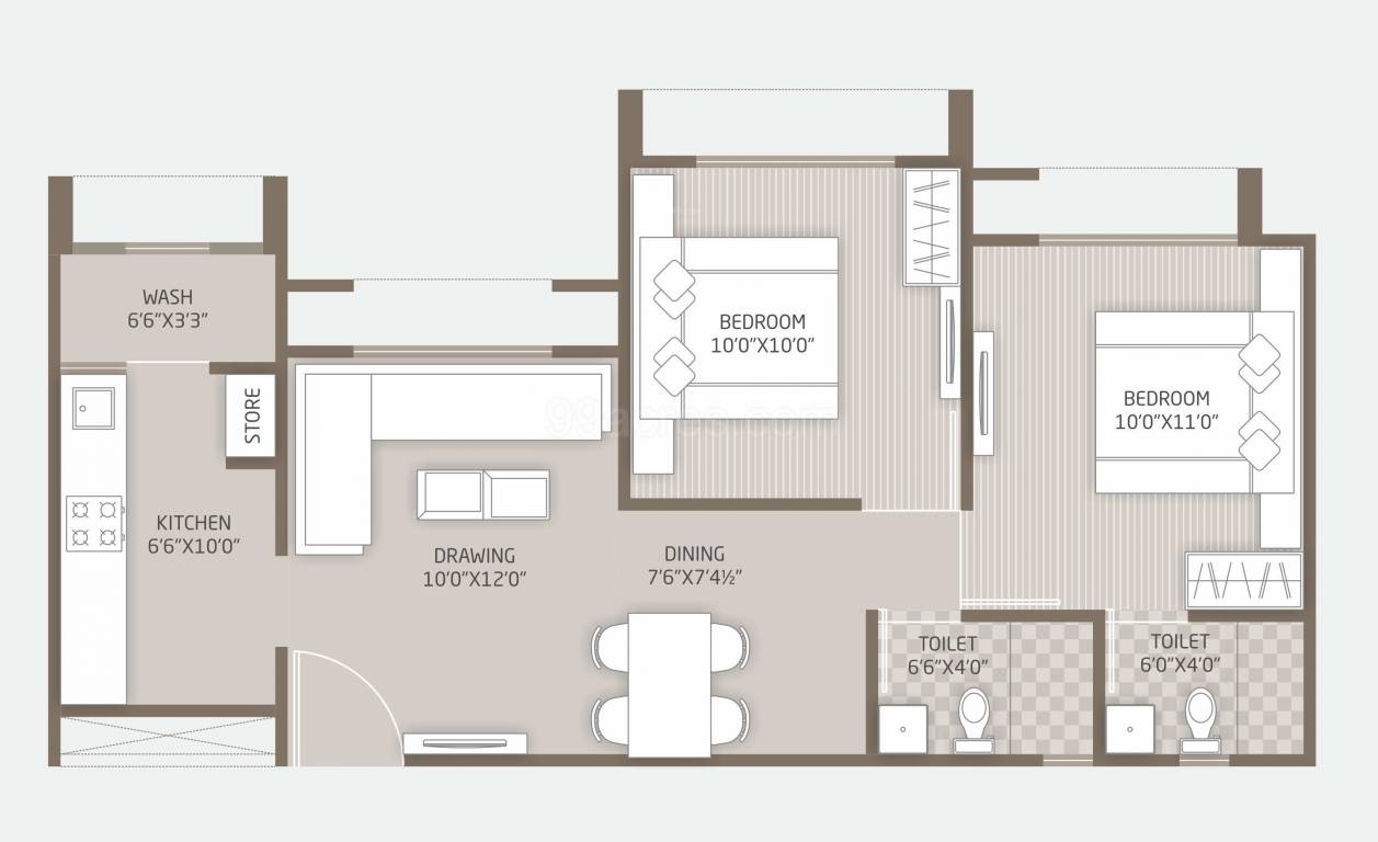 Floor Plan goyal and co aakash residency Floor Plan Floor Plan