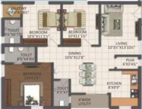 Floor Plan homes khyathi Floor Plan Floor Plan
