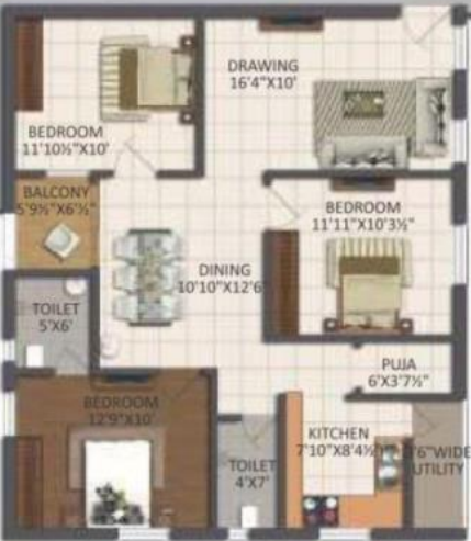 Floor Plan homes khyathi Floor Plan Floor Plan