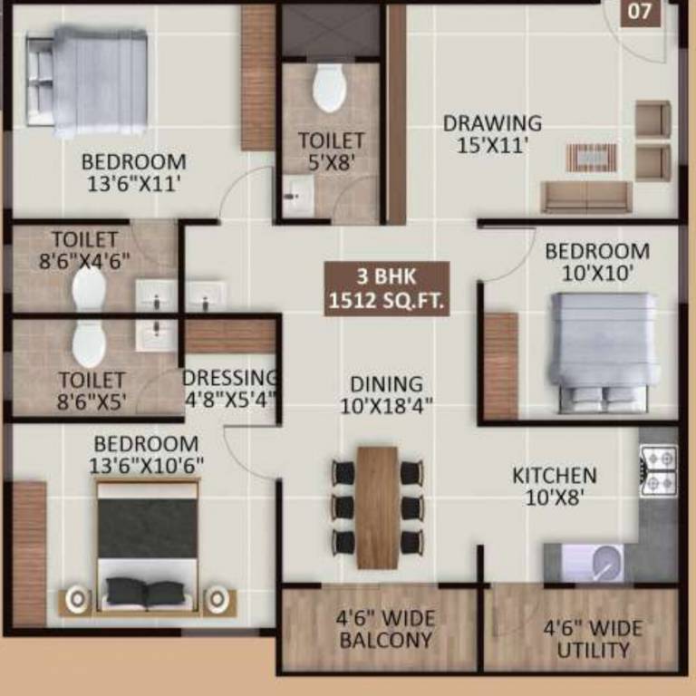  sri sai signature Floor Plan Floor Plan