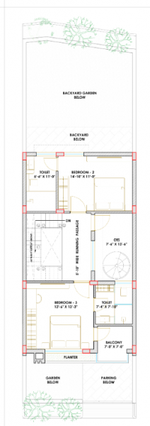  dhyanam-villas Floor Plan First Floor Plan