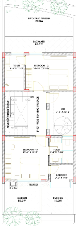 dhyanam villas Floor Plan First Floor Plan