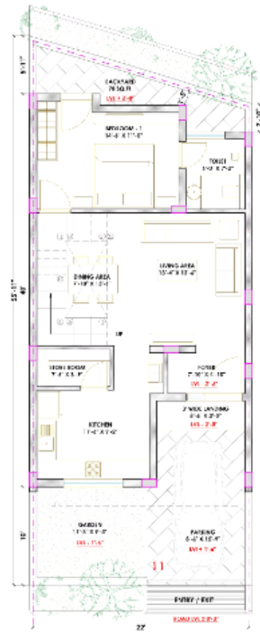 dhyanam villas Floor Plan Ground Floor Plan