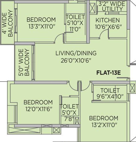  the sky lake Floor Plan Floor Plan