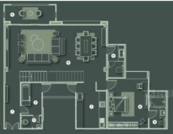  the reserve Floor Plan Lower Level Duplex Plan