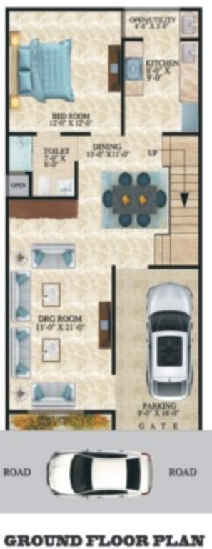  paradise green villa 2 Floor Plan Ground Floor Plan