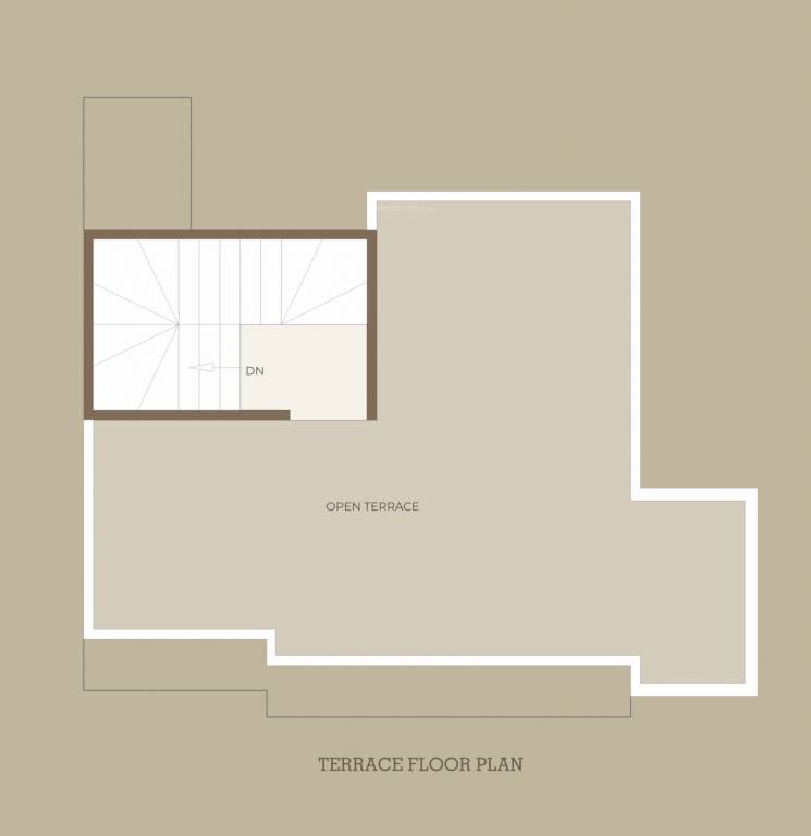 radhekrishna residency Floor Plan Terrace Floor Plan