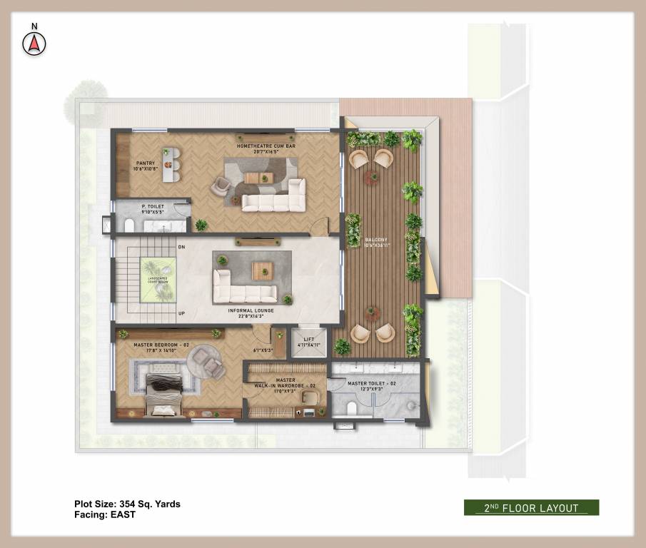 villa verde Floor Plan Second Floor Plan