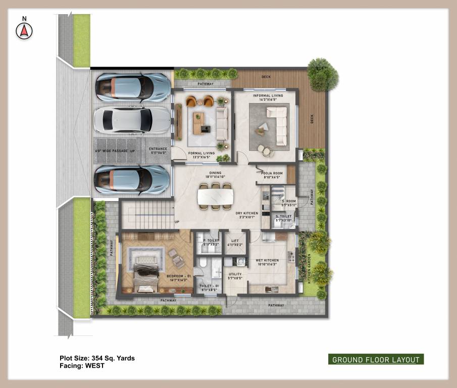 villa verde Floor Plan Ground Floor Plan