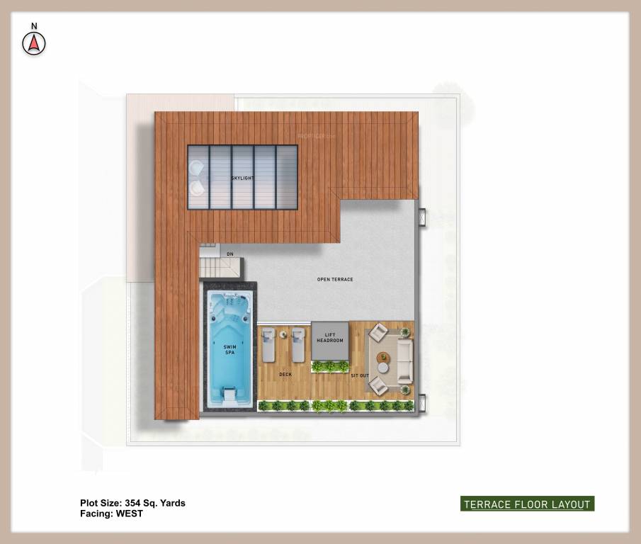 Terrace Floor Plan villa verde Floor Plan Terrace Floor Plan