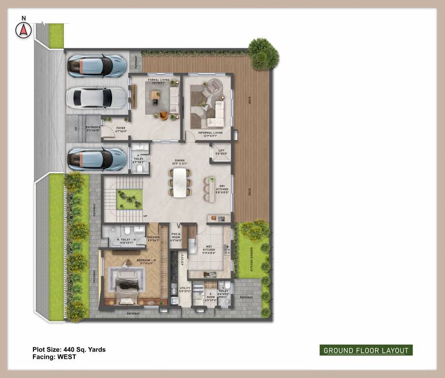 Ground Floor Plan villa verde Floor Plan Ground Floor Plan