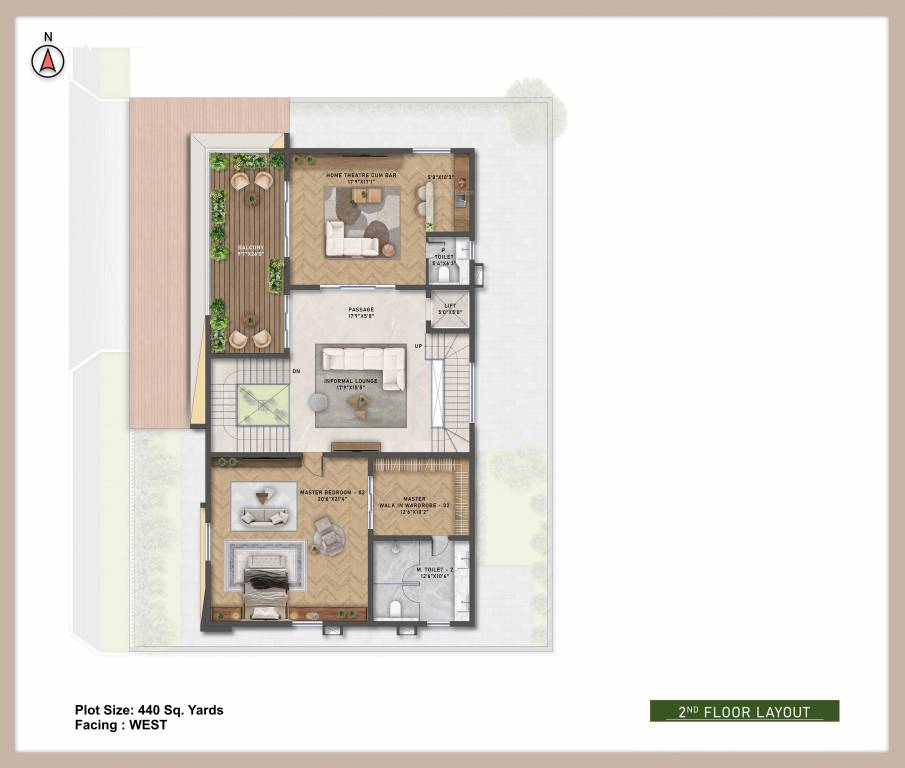  villa verde Floor Plan Second Floor Plan