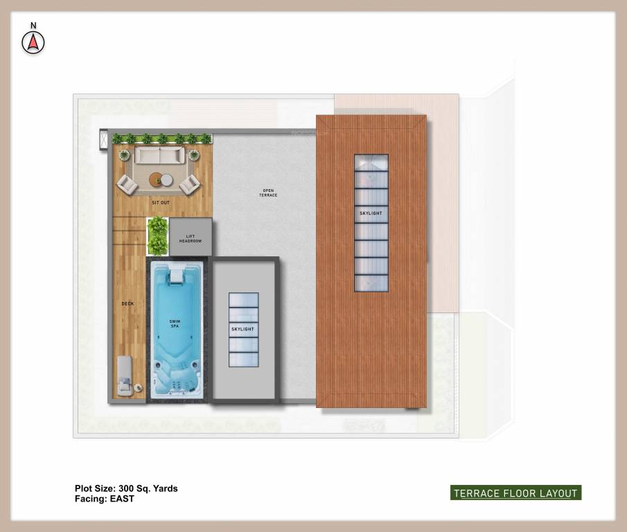 Terrace Floor Plan villa verde Floor Plan Terrace Floor Plan