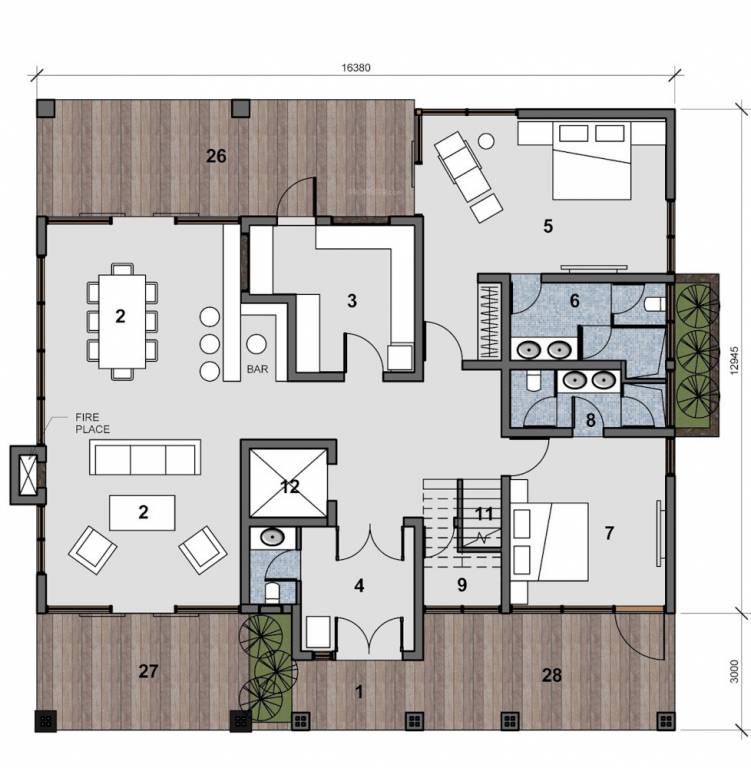  anandvan Floor Plan Ground Floor Plan