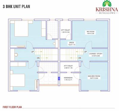  bunglows Floor Plan First Floor Plan