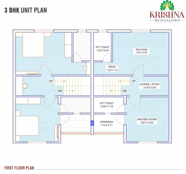  bunglows Floor Plan First Floor Plan