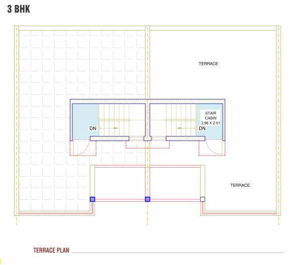  bunglows Floor Plan Terrace Floor Plan