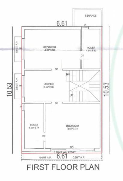  akshat-villa-2 Floor Plan First Floor Plan