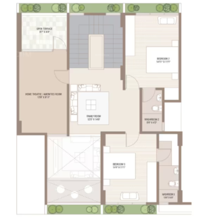  prism Floor Plan Lower Level Duplex Plan