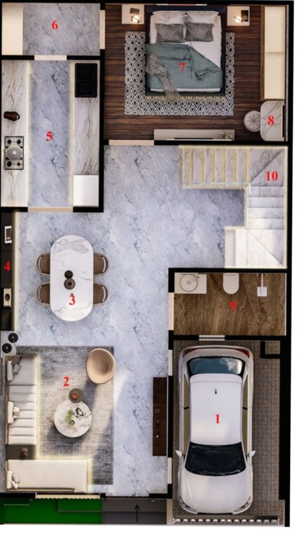green villa 1 Floor Plan Ground Floor Plan