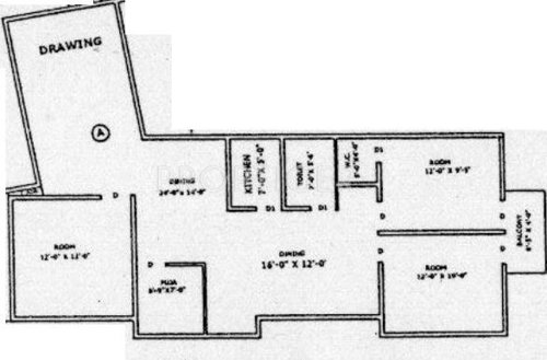 Jajodia Halder Enclave (3BHK+3T (1,699 sq ft) 1699 sq ft)