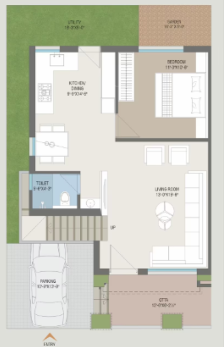  ambe luxuria Floor Plan Ground Floor Plan