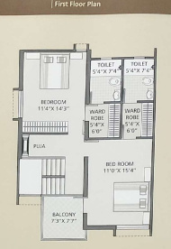  siddharth lifestyle homes phase 2 Floor Plan First Floor Plan