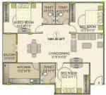 Sriven Sky Park (3BHK+3T (1,441 sq ft) 1441 sq ft)