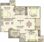 Sriven Sky Park (3BHK+3T (1,564 sq ft) 1564 sq ft)