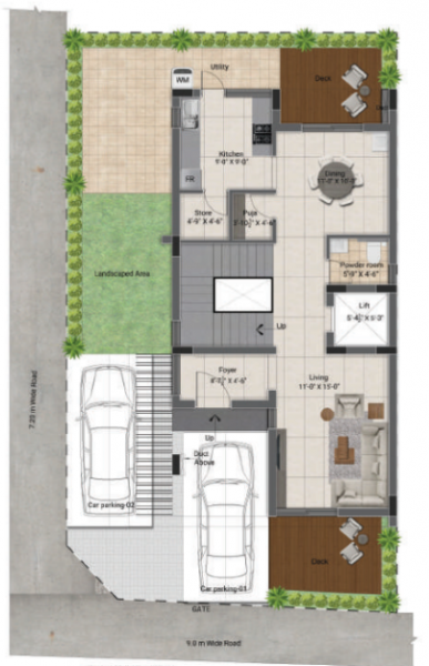 inara Floor Plan Ground Floor Plan