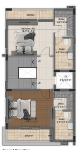  inara Floor Plan Second Floor Plan