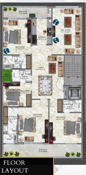  dlf-luxury-floors Floor Plan Floor Plan