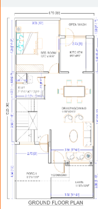 bungalow Floor Plan Ground Floor Plan