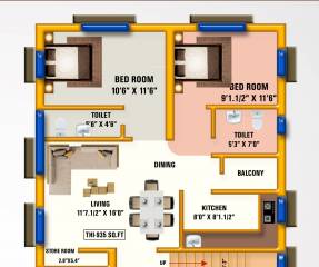 Floor Plan gokulam-flats Floor Plan Floor Plan